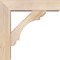 Ekena Millwork Olympic Block Smooth Bracket w/ Offset Brace, Douglas Fir, 5 1/2"W x 20"D x 20"H BKT0604X20X20OLY05SDF - alternate 4